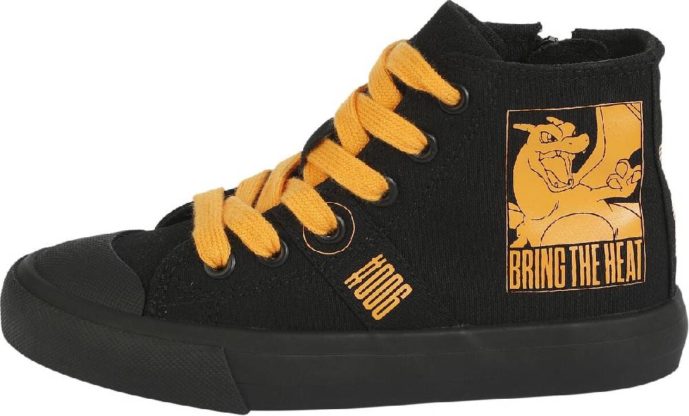 EMP "Glurak - Bring The Heat" Kinder Sneaker schwarz von Pokémon Kostenloser Versand