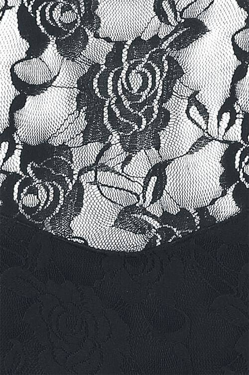 EMP "Lace Dress" Kurzes Kleid schwarz von Gothicana by EMP Online Shopping