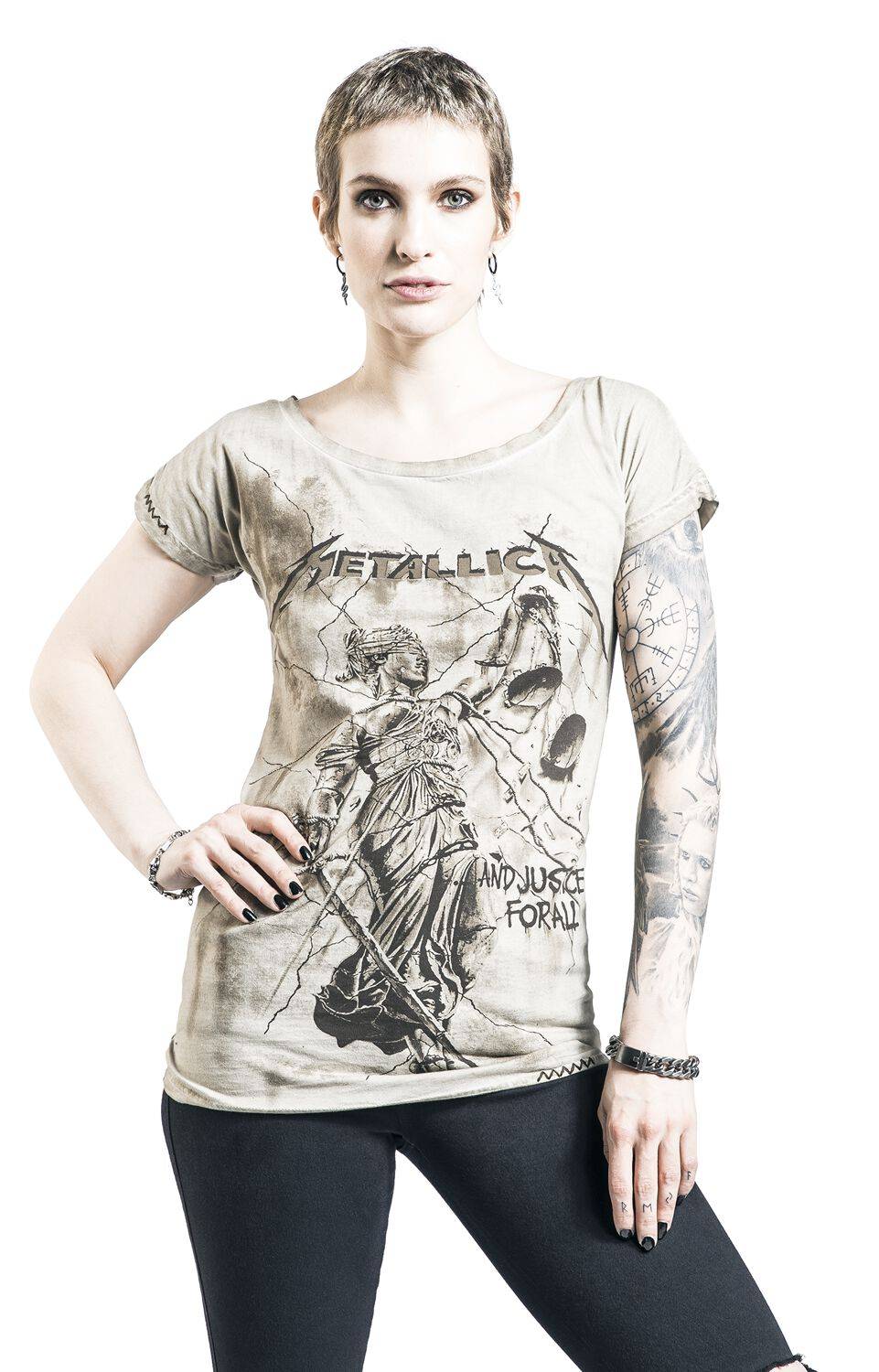 EMP T-Shirt khaki von Metallica Preisnachlass