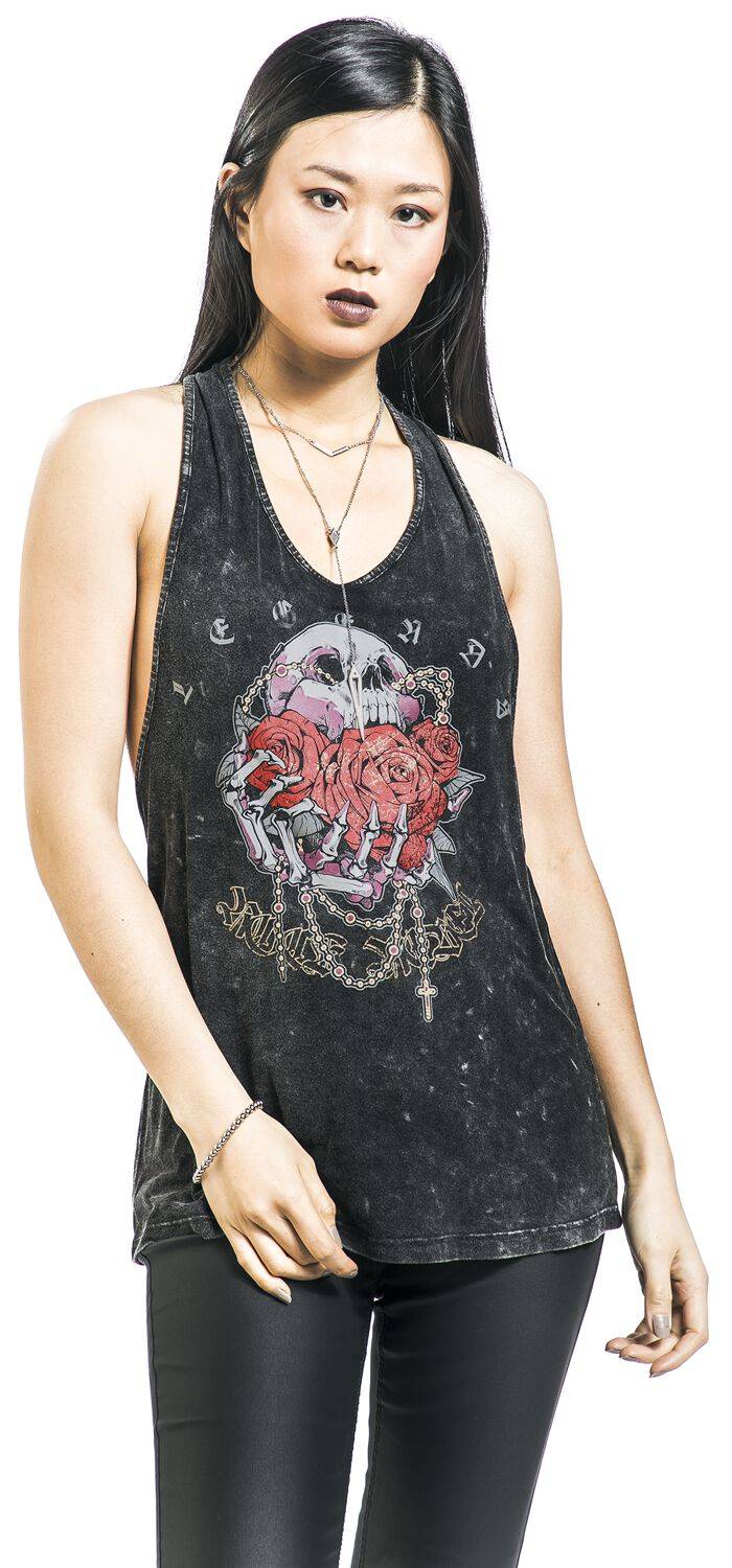 EMP Top schwarz von Rock Rebel by EMP Cyber Monday