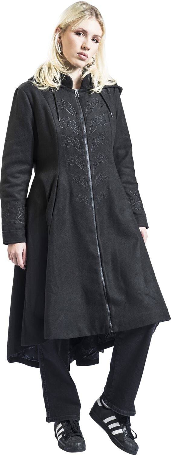 EMP "Darkling" Wintermantel schwarz von Shadow and Bone Lagerräumung