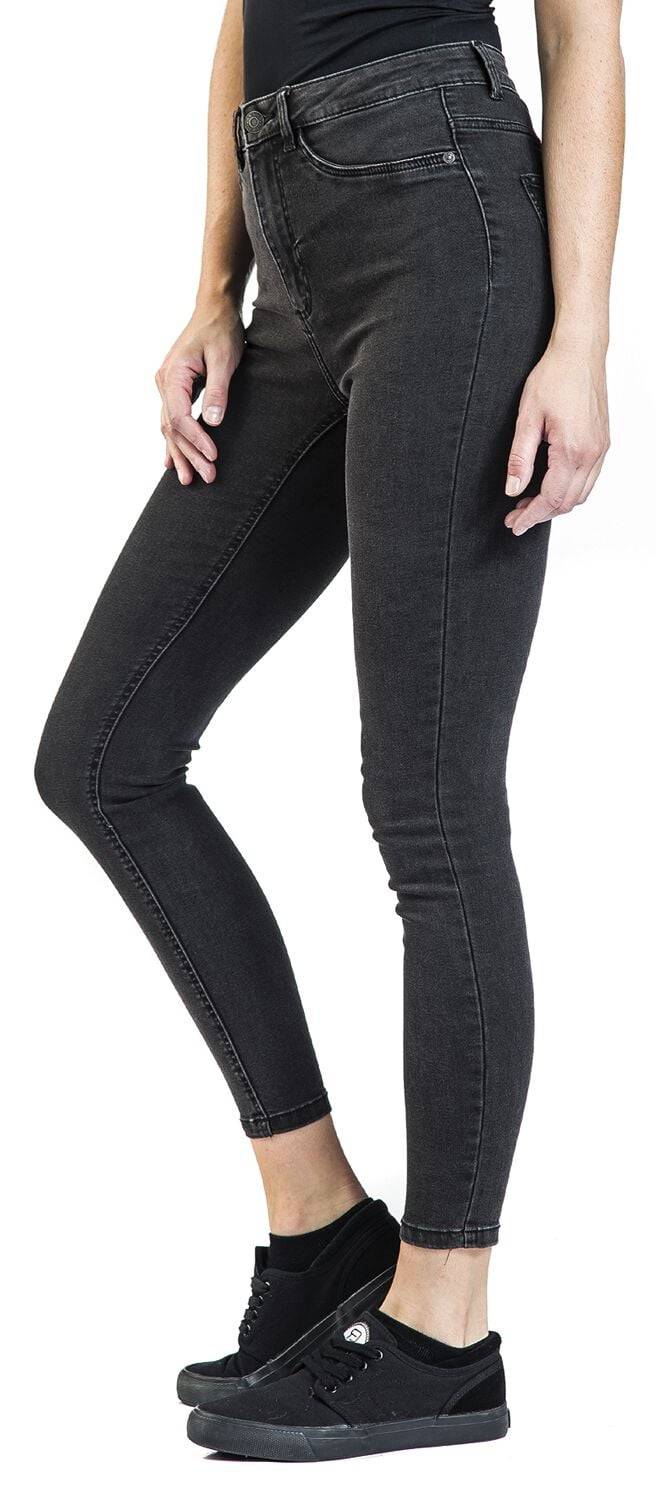 EMP "NMCallie HW Skinny Jeans" Jeans dunkelgrau von Noisy May Top Angebot
