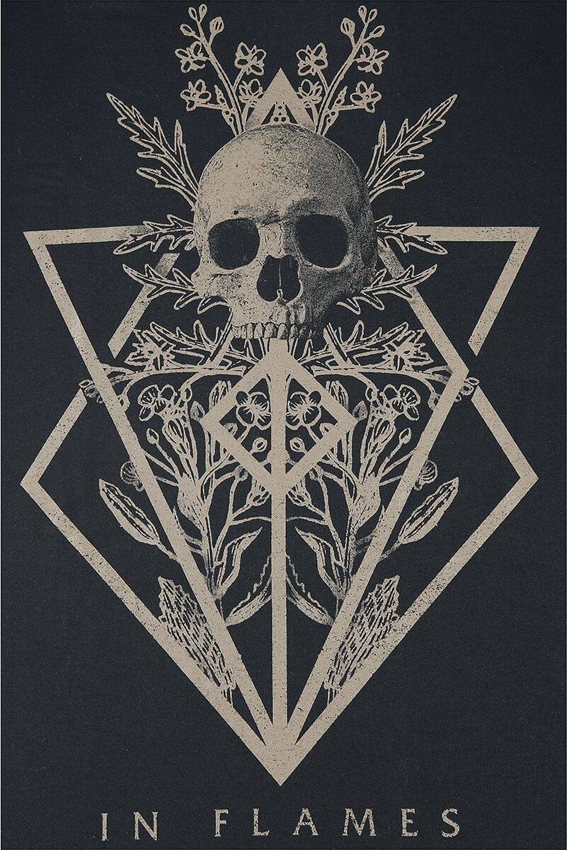 EMP "Skull" T-Shirt schwarz von In Flames Online Outlet
