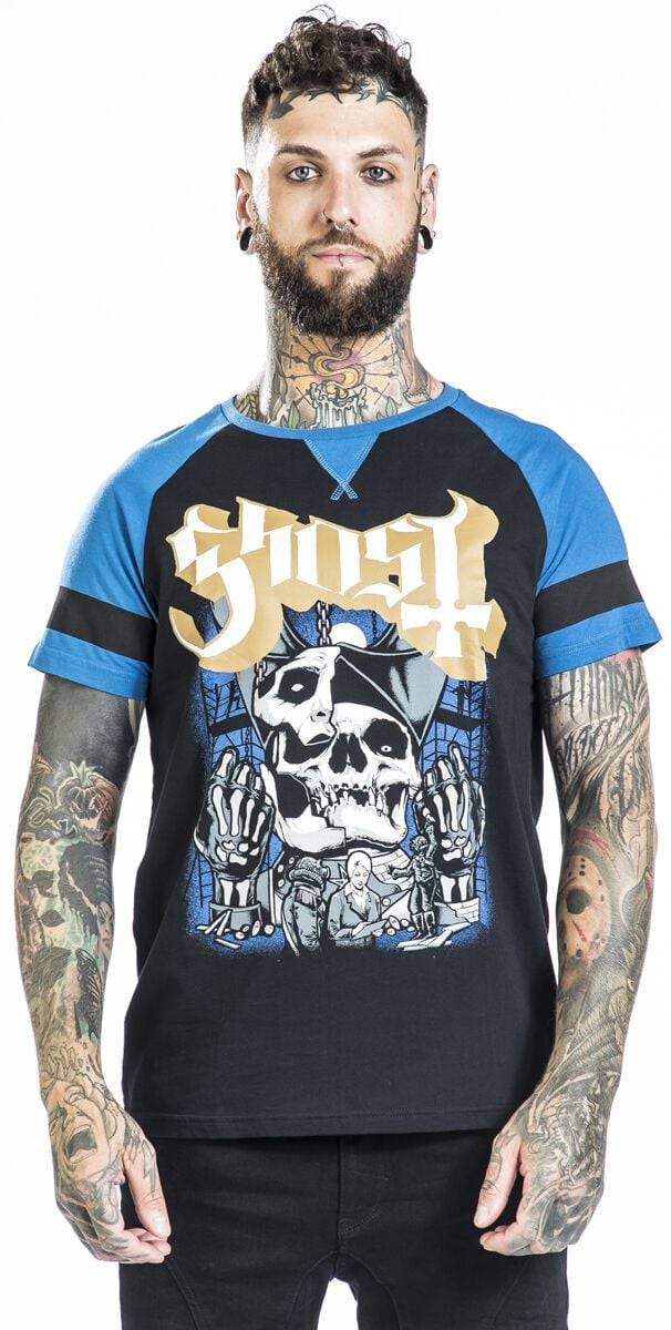 EMP "EMP Signature Collection" T-Shirt schwarz/blau von Ghost Exklusive Angebote