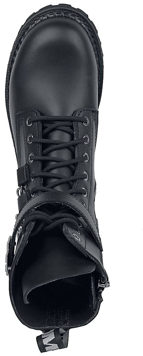 EMP "Logo" Boot schwarz von Rammstein Clearance-Verkauf