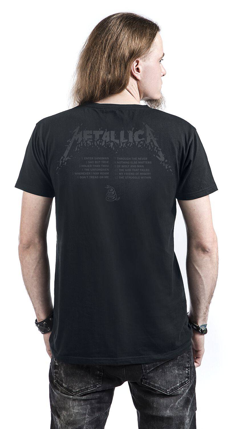 EMP "M - Black Album" T-Shirt schwarz von Metallica Begrenzt auf 3 Tage