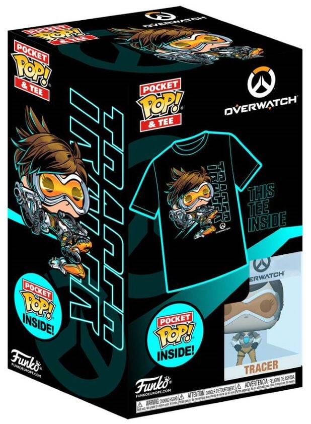 EMP "Kids - Tracer Pocket Pop! & Tee" Funko Pop! von Overwatch Rabatt