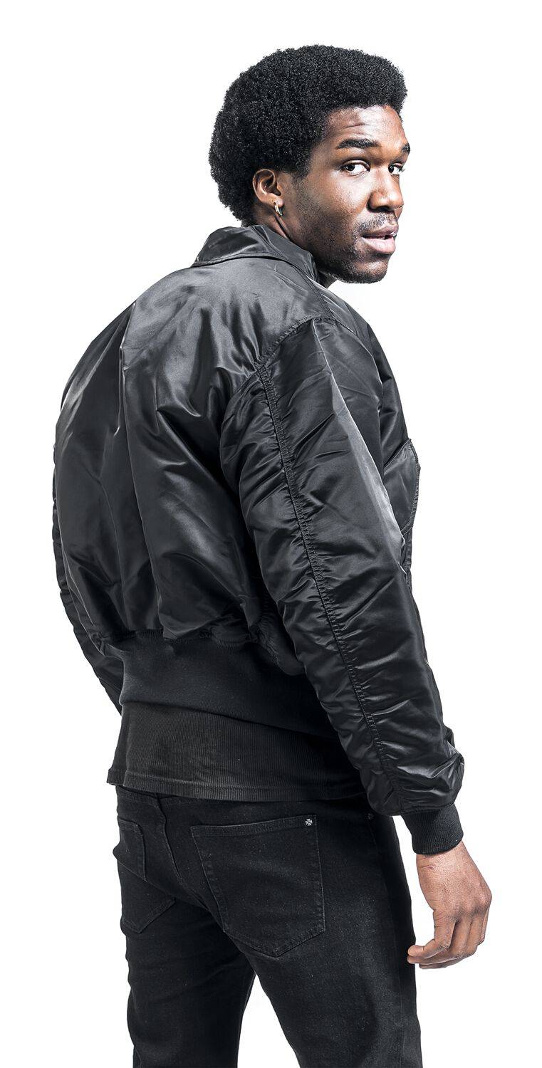 EMP "CWU 45" Bomberjacke schwarz von Alpha Industries Cyber Monday