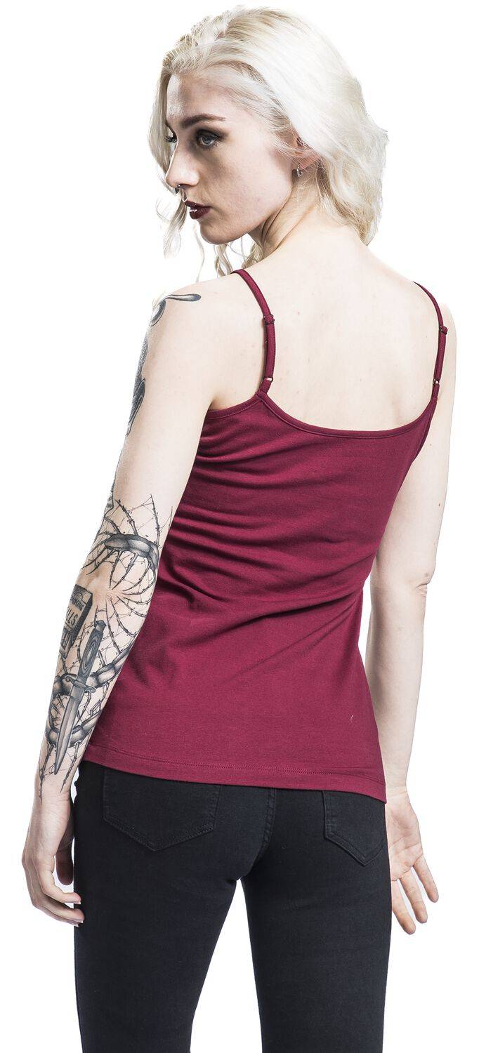 EMP Top bordeaux von Gothicana by EMP Begrenzt auf 3 Tage