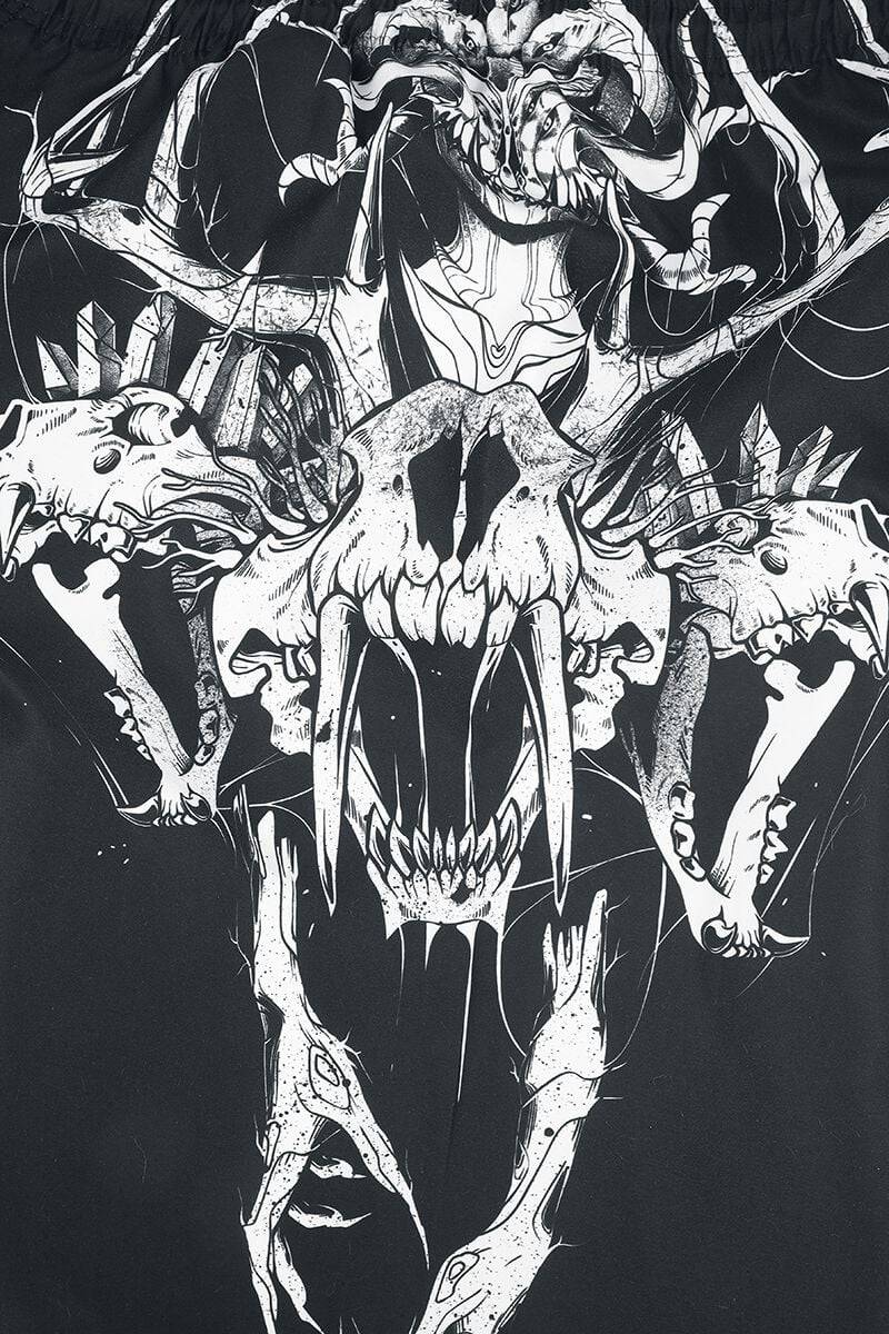 EMP Badeshort schwarz von Gothicana by EMP Black Friday Preise