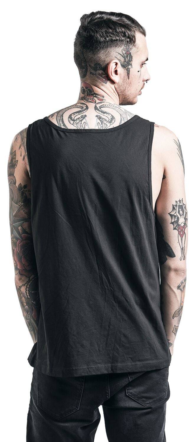 EMP "Praying Hands" Tank-Top schwarz von Black Blood by Gothicana Im Verkauf