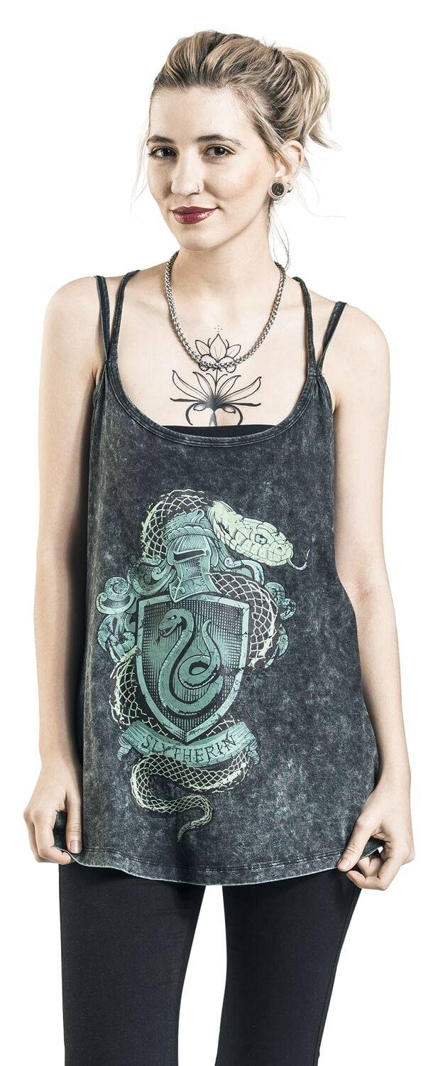 EMP "Slytherin Crest" Top dunkelgrün von Harry Potter Hotsell