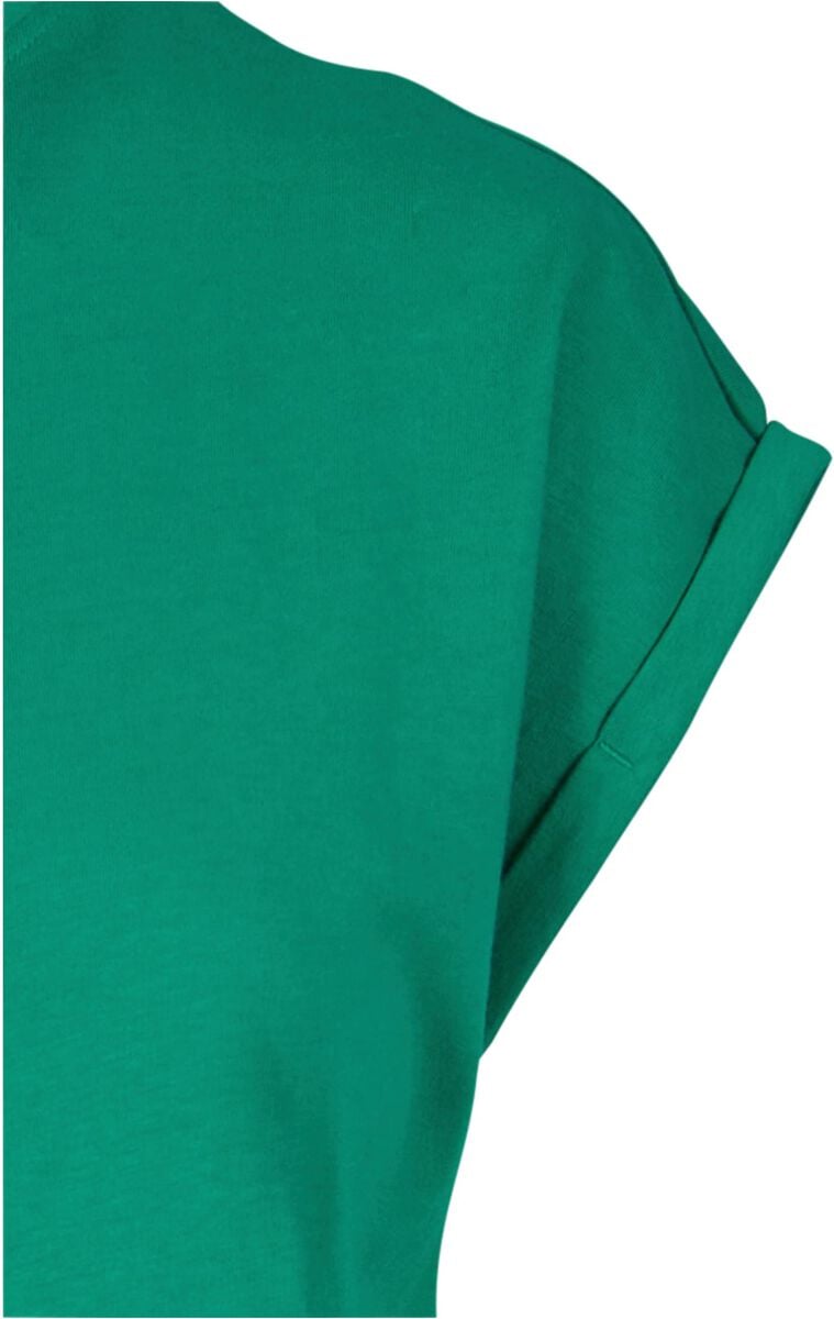 EMP "Ladies Long Extended Shoulder Dress" Langes Kleid grün von Urban Classics Jubiläumsangebot