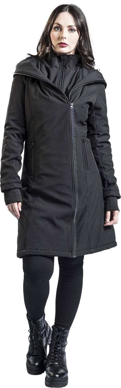 EMP "Gianna Coat" Mantel schwarz von Innocent Heißer Verkauf