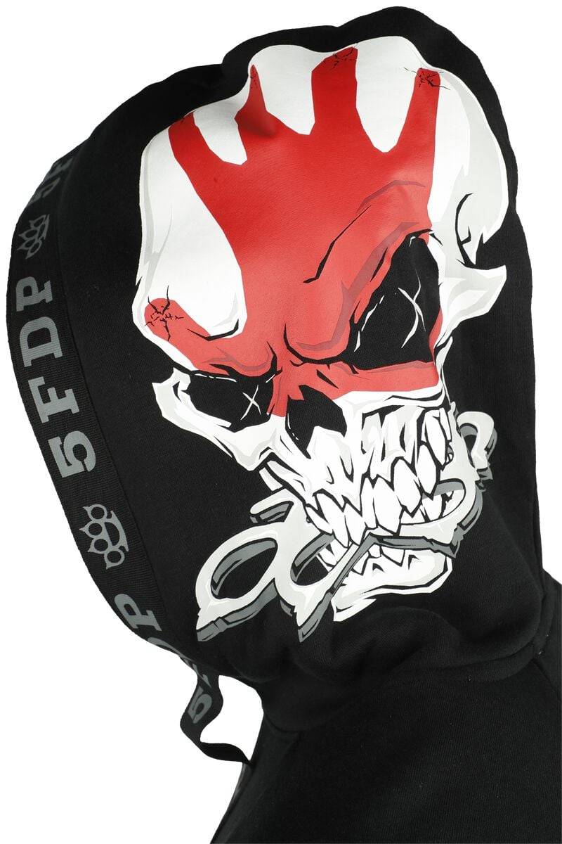 EMP "EMP Signature Collection" Kapuzenpullover schwarz/grau/rot von Five Finger Death Punch Blitzangebot