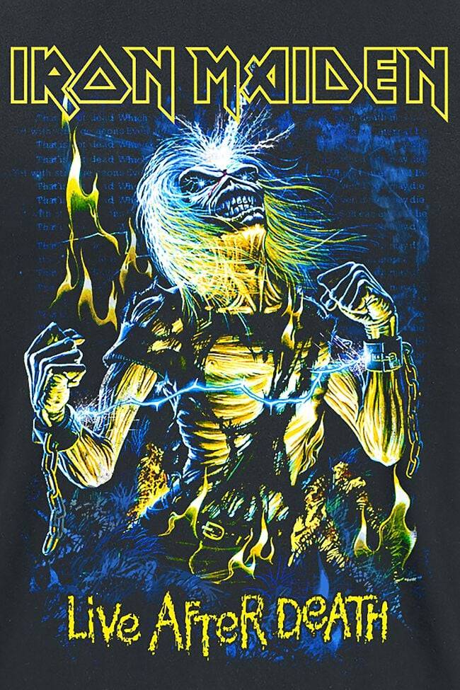 EMP "Live After Death" T-Shirt schwarz von Iron Maiden Neuheiten