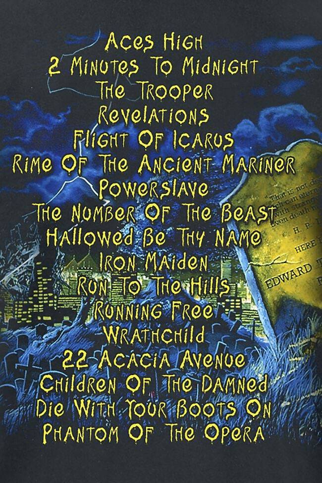 EMP "Live After Death" T-Shirt schwarz von Iron Maiden Neuheiten