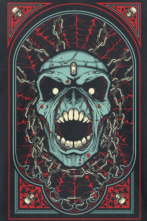 EMP "Piece Of Mind" T-Shirt schwarz von Iron Maiden Saisonale Angebote