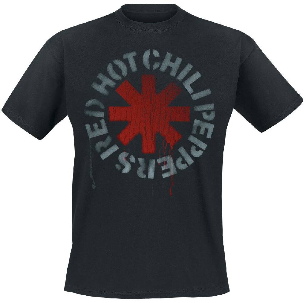 EMP "Stencil Black" T-Shirt schwarz von Red Hot Chili Peppers