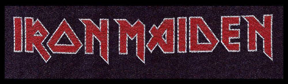 EMP "Iron Maiden Logo" Patch schwarz/rot/weiß von Iron Maiden