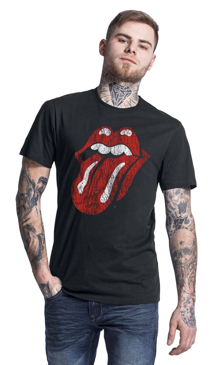 EMP "Classic Tongue" T-Shirt schwarz von The Rolling Stones Bis zu 50% Rabatt