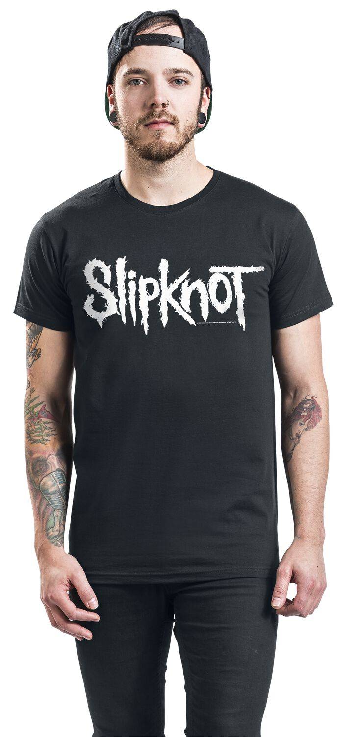 EMP "White Logo" T-Shirt schwarz von Slipknot Super Rabatt