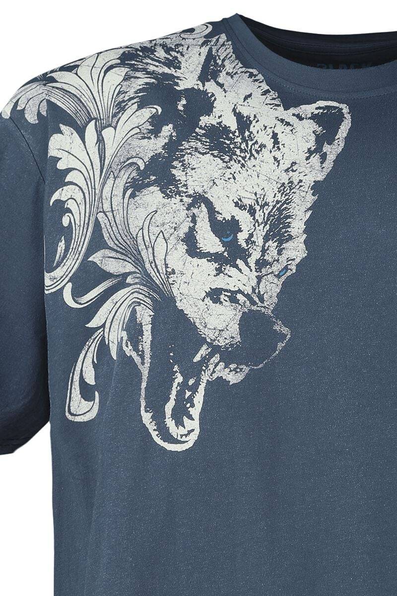 EMP T-Shirt blau von Black Premium by EMP Riesige Rabatte