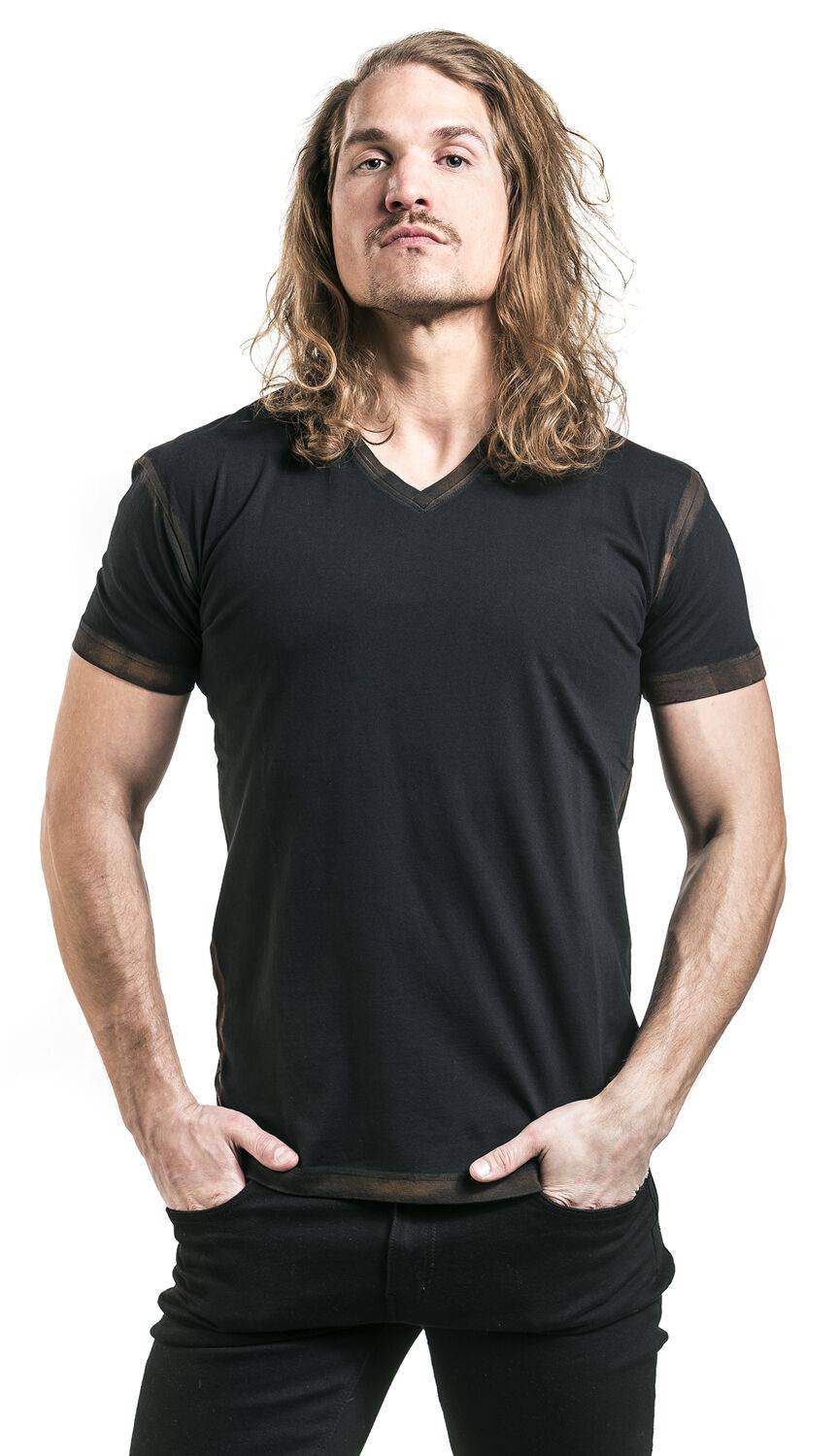 EMP T-Shirt schwarz von Black Premium by EMP 50% Rabatt mit kostenlosem Versand