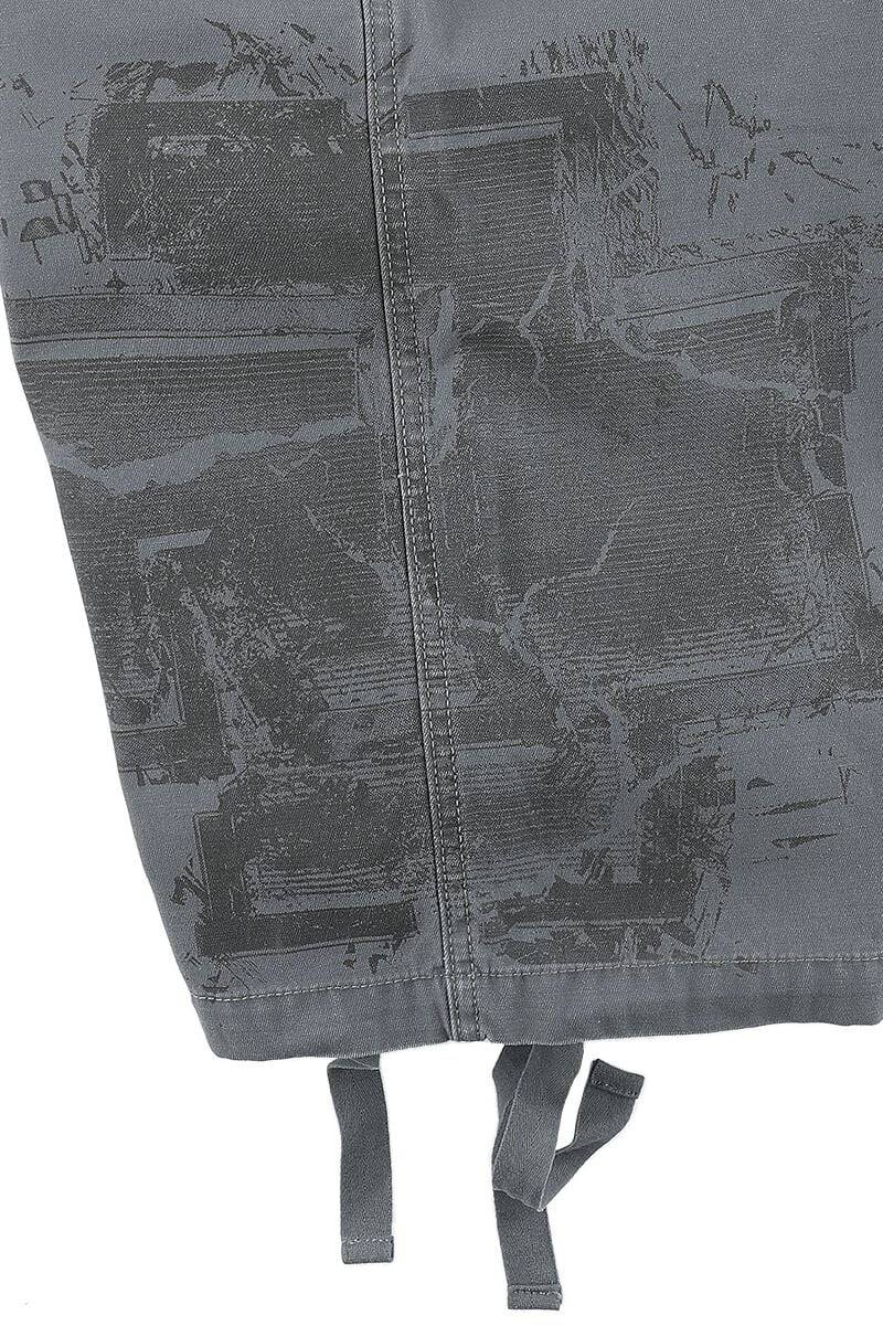 EMP "Broken Logo" Short grau von Rammstein Clearance-Verkauf