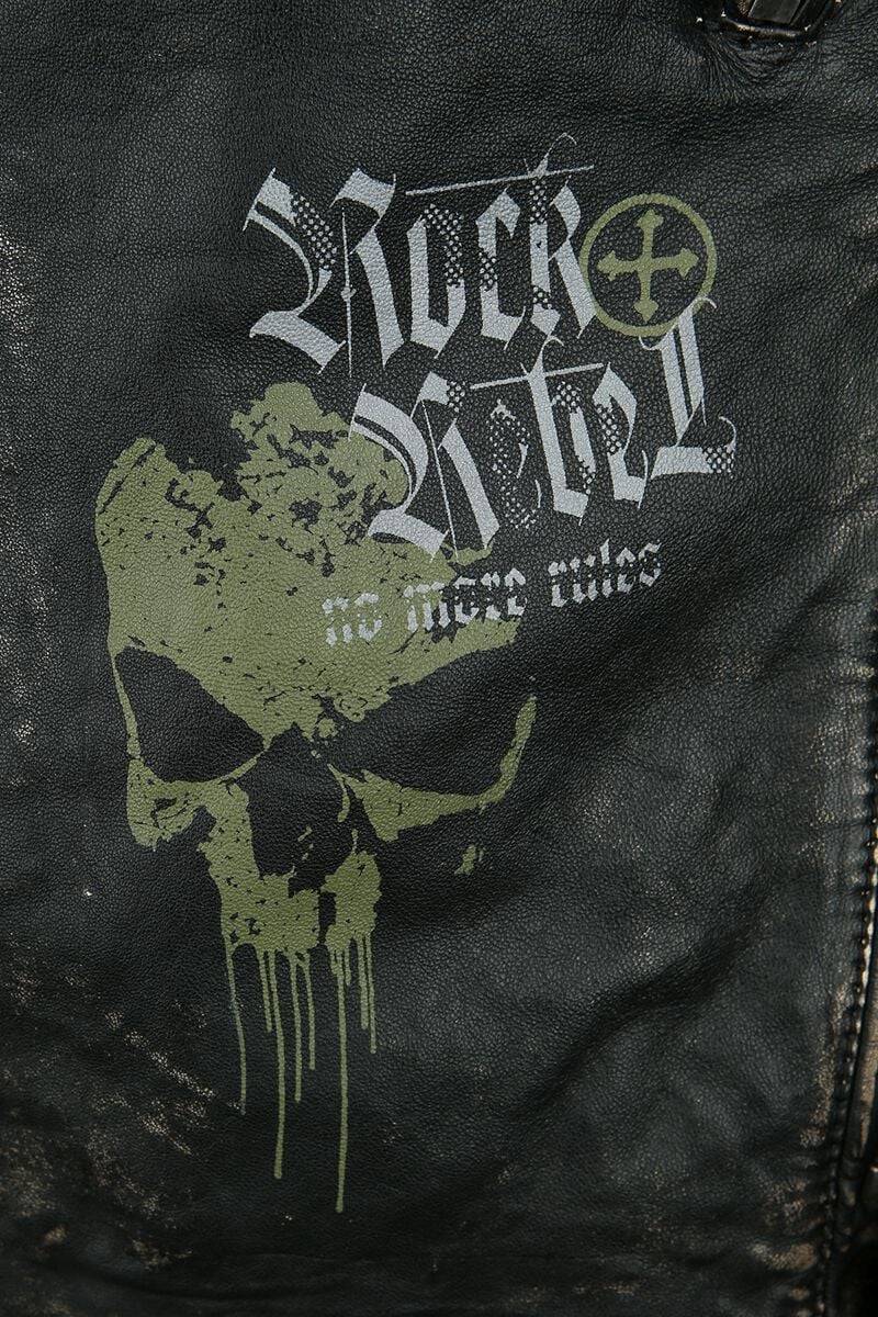 EMP Lederjacke dunkelgrau von Rock Rebel by EMP Begrenzt auf 3 Tage