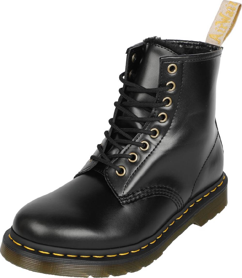 EMP "Vegan 1460 - Black Norfolk Flat" Boot schwarz von Dr. Martens