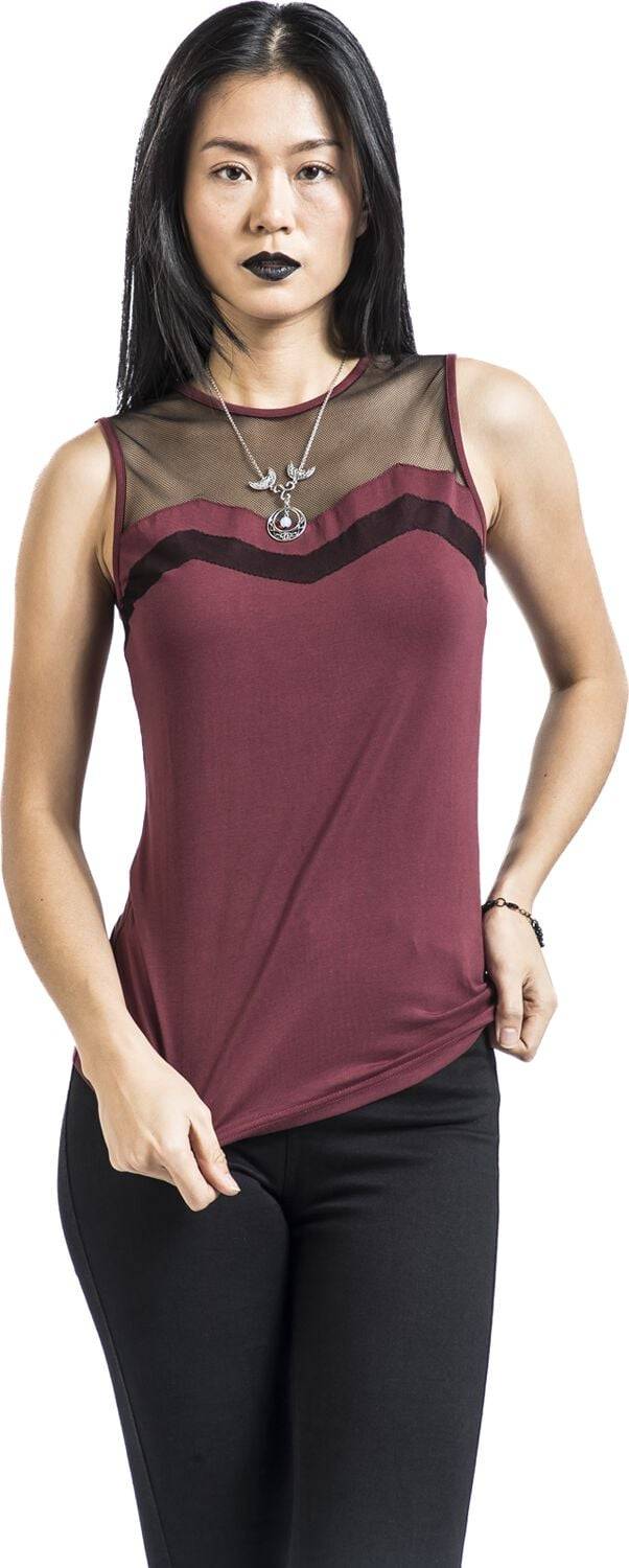 EMP Top rot von Rock Rebel by EMP Limitierter Zeitrabatt