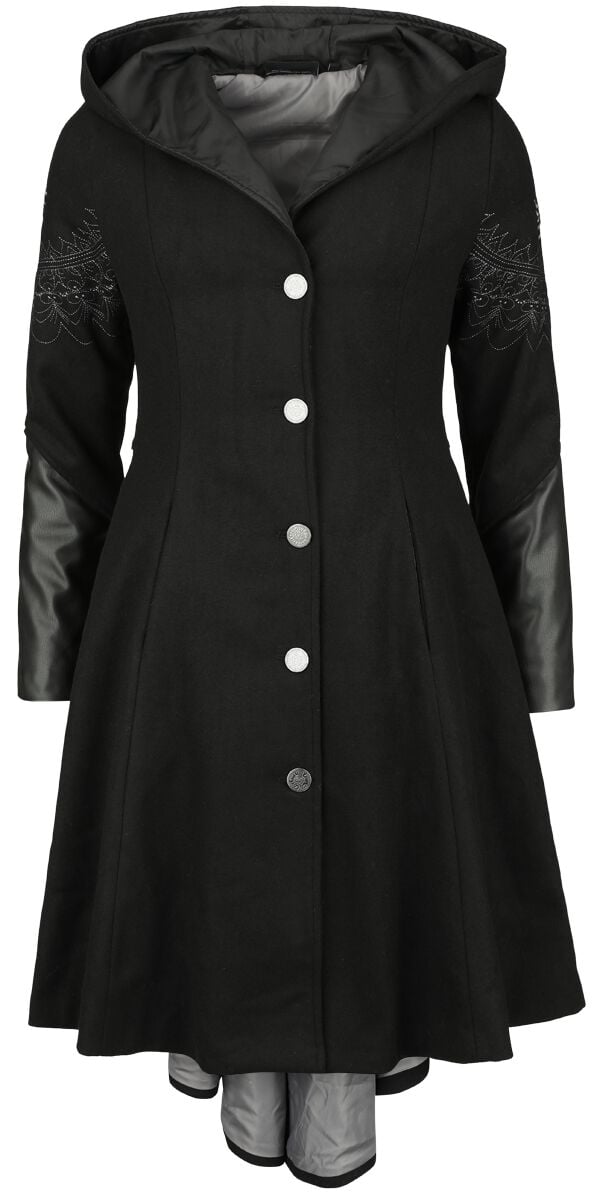 EMP "Devil's Trap" Wintermantel schwarz von Supernatural