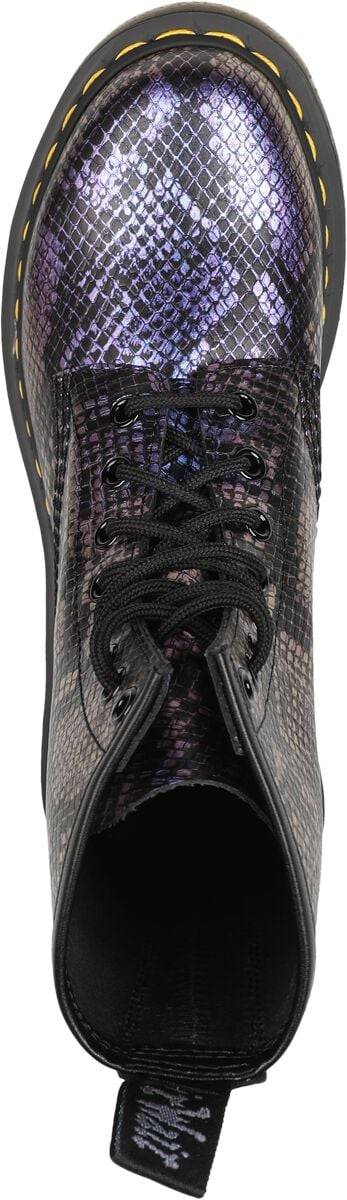 EMP "1460 - Black Blue Viper Croc Emboss" Boot schwarz/blau von Dr. Martens Versandkostenfrei