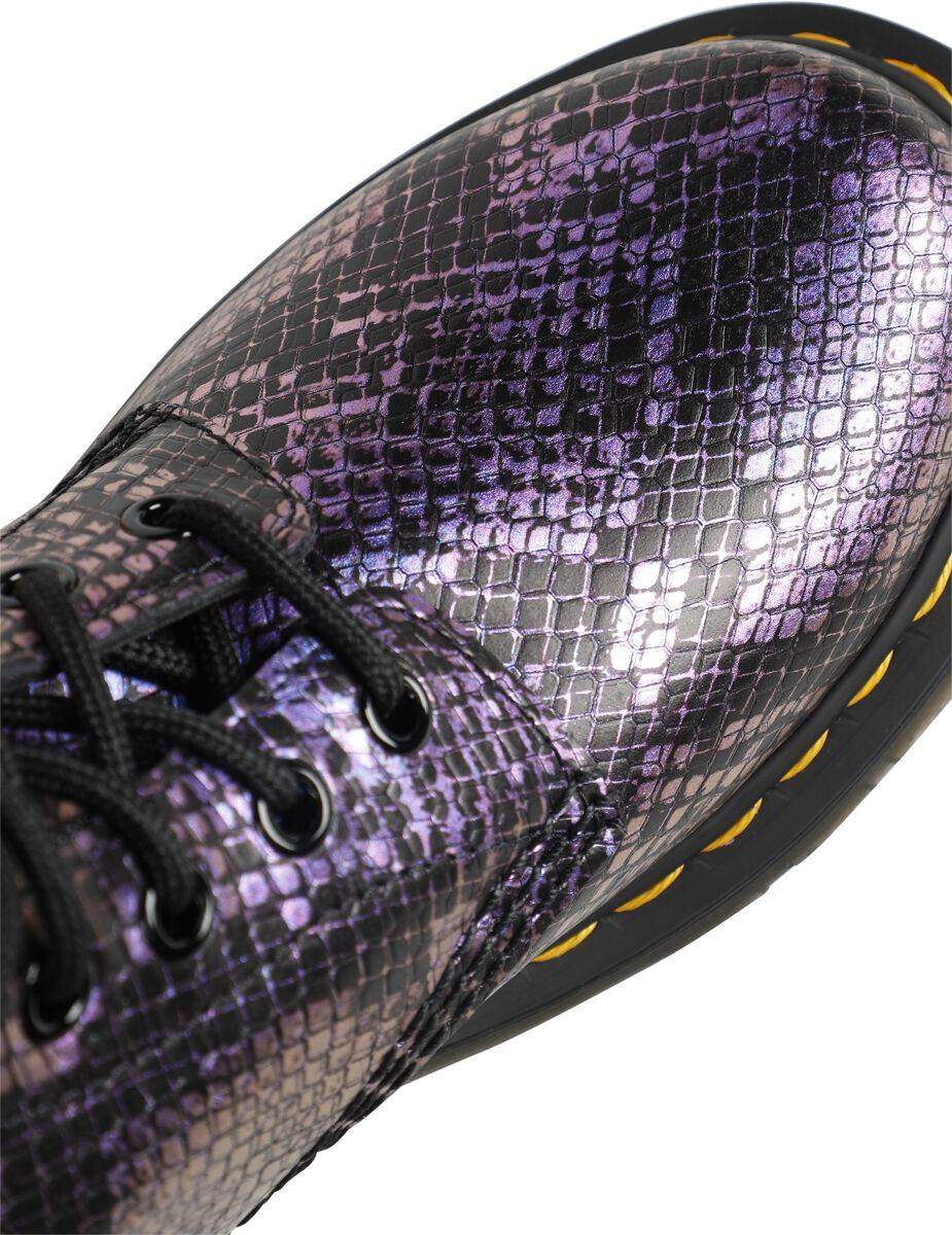 EMP "1460 - Black Blue Viper Croc Emboss" Boot schwarz/blau von Dr. Martens Versandkostenfrei