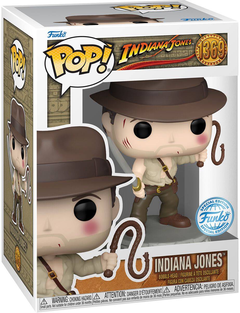 EMP "Indiana Jones und der Tempel des Todes - Indiana Jones Vinyl Figur 1369" Funko Pop! multicolor von Indiana Jones
