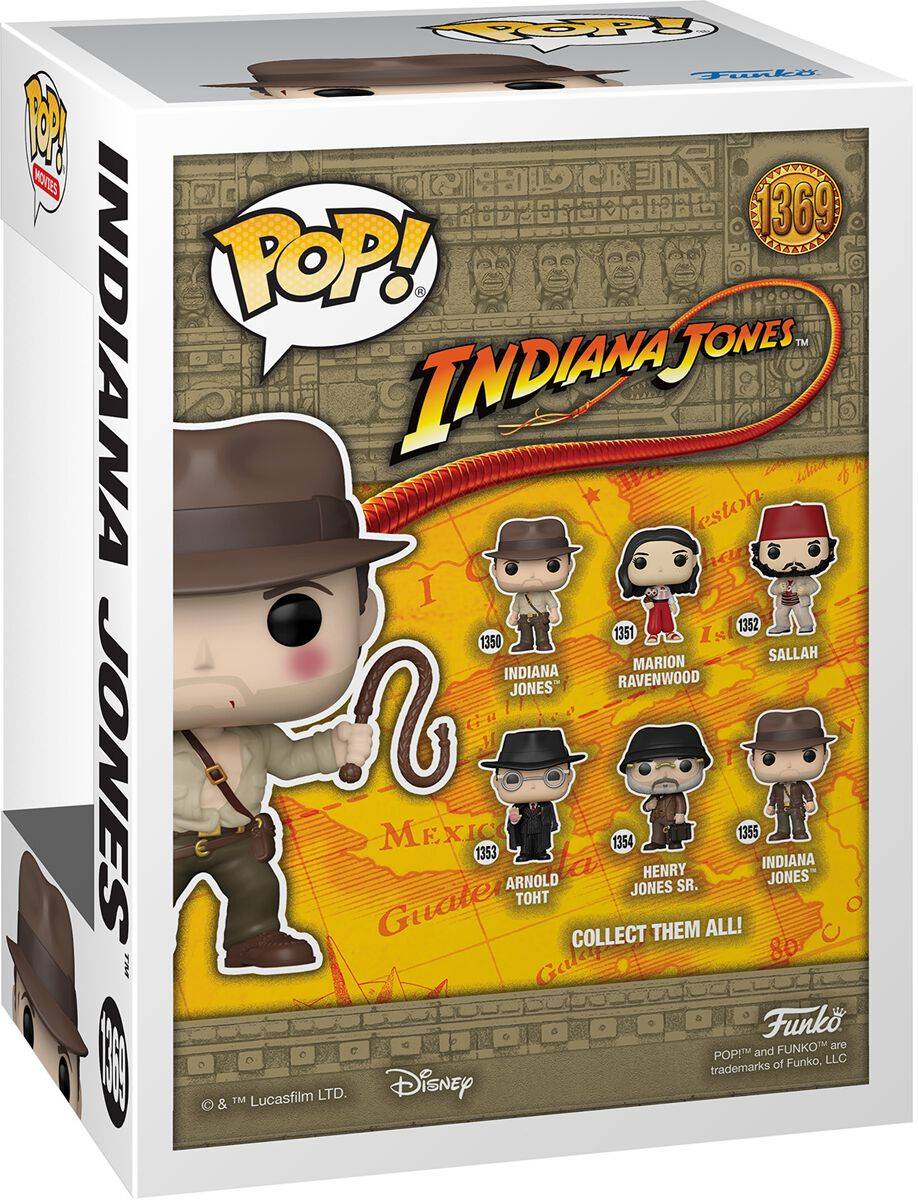 EMP "Indiana Jones und der Tempel des Todes - Indiana Jones Vinyl Figur 1369" Funko Pop! multicolor von Indiana Jones Lagerräumung