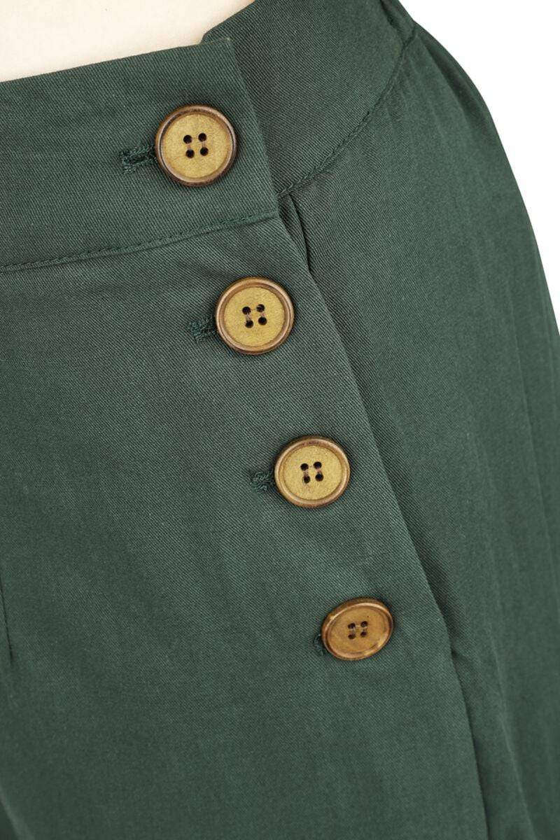 EMP "Pretty Perfect Trousers" Stoffhose grün von Banned Retro Große Rabatte