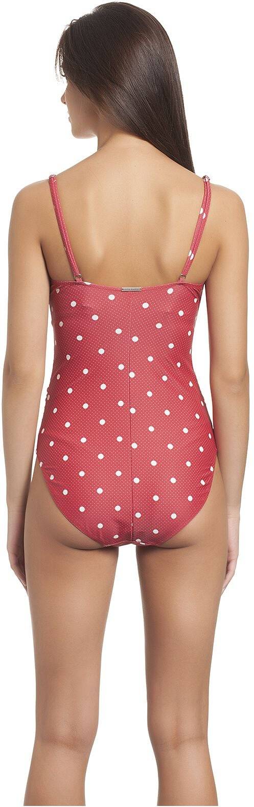 EMP "Mia Maria Swimsuit" Badeanzug rot/weiß von Vive Maria Sonderangebote