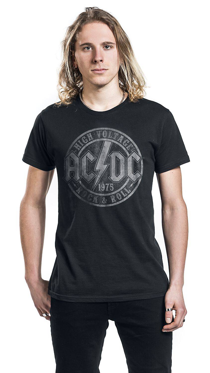 EMP "High Voltage 1975" T-Shirt schwarz von AC/DC Riesige Ersparnisse