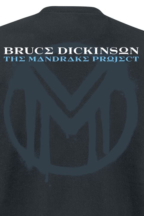 EMP "Mandrake Project 1.1" T-Shirt schwarz von Bruce Dickinson Letzte 2 Tage