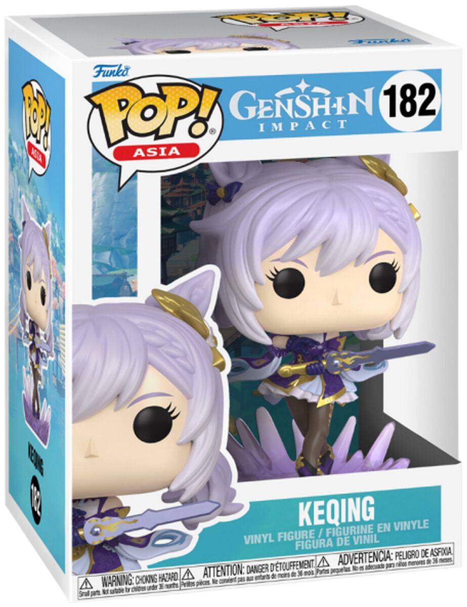 EMP "Keqing Vinyl Figur 182" Funko Pop! multicolor von Genshin Impact