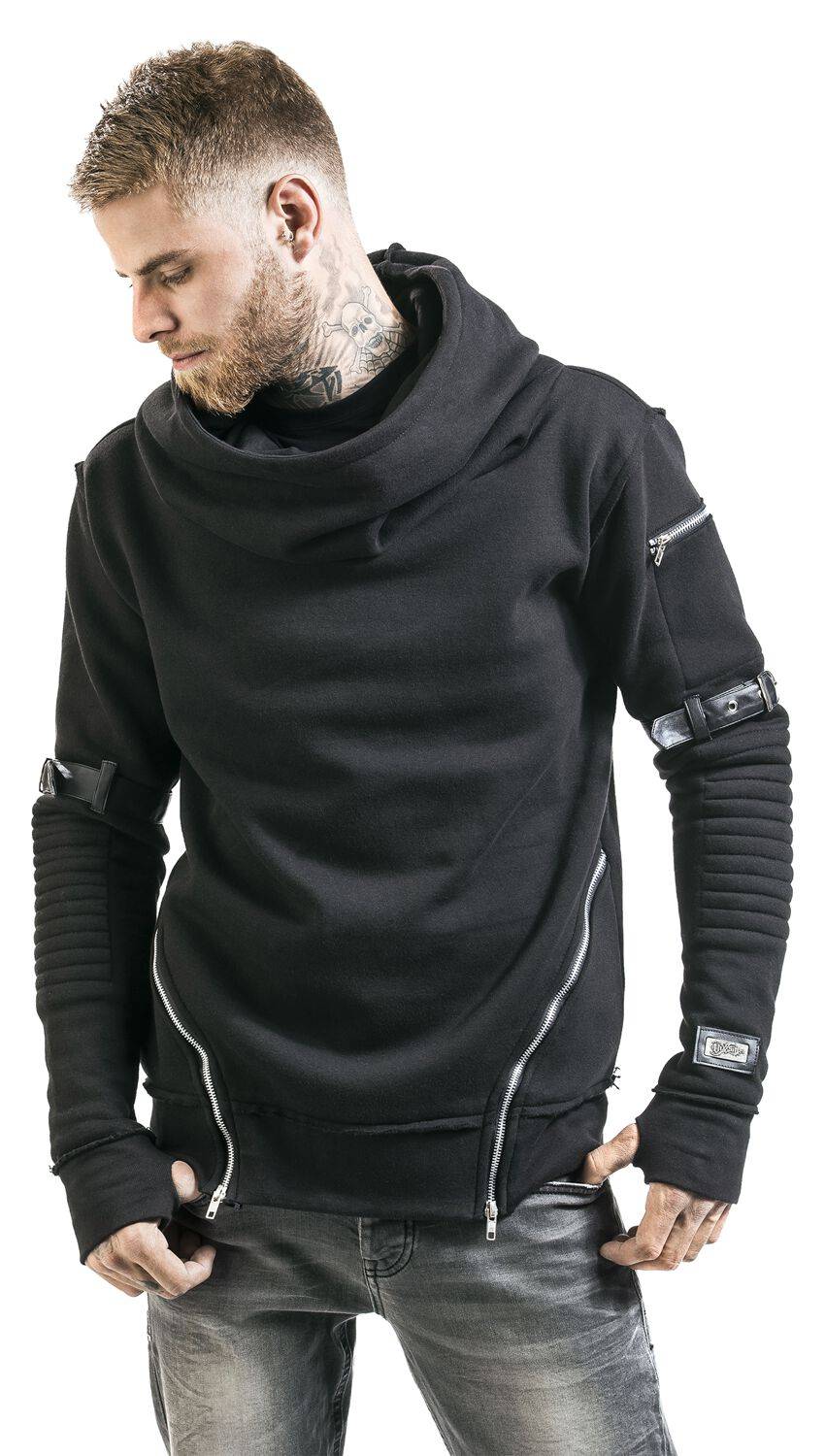 EMP "Voyage Hood" Kapuzenpullover schwarz von Vixxsin Cyber Monday