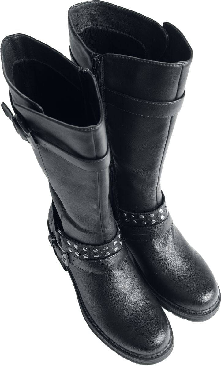 EMP Stiefel schwarz von Gothicana by EMP Weihnachtsangebot