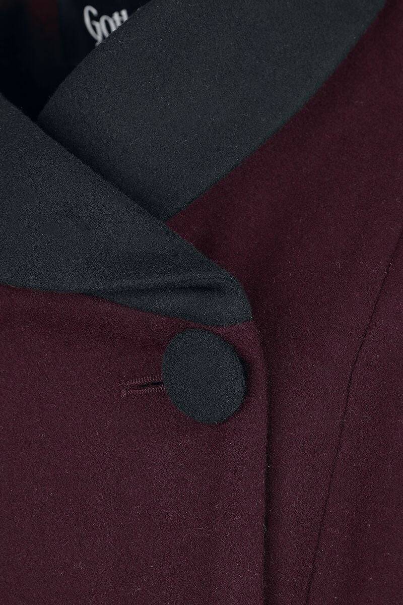 EMP Mantel dunkelrot von Gothicana by EMP Muttertagsangebot