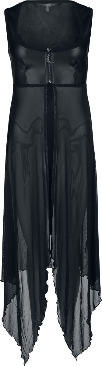 EMP "Acendance Duster" Mittellanges Kleid schwarz von KIHILIST by KILLSTAR