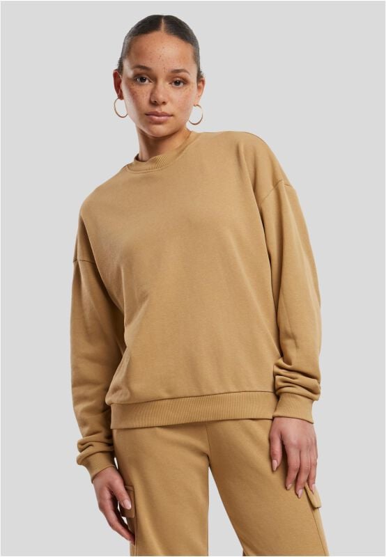 EMP "Ladies Oversized Light Terry Crewneck" Sweatshirt beige von Urban Classics Tägliche Deals