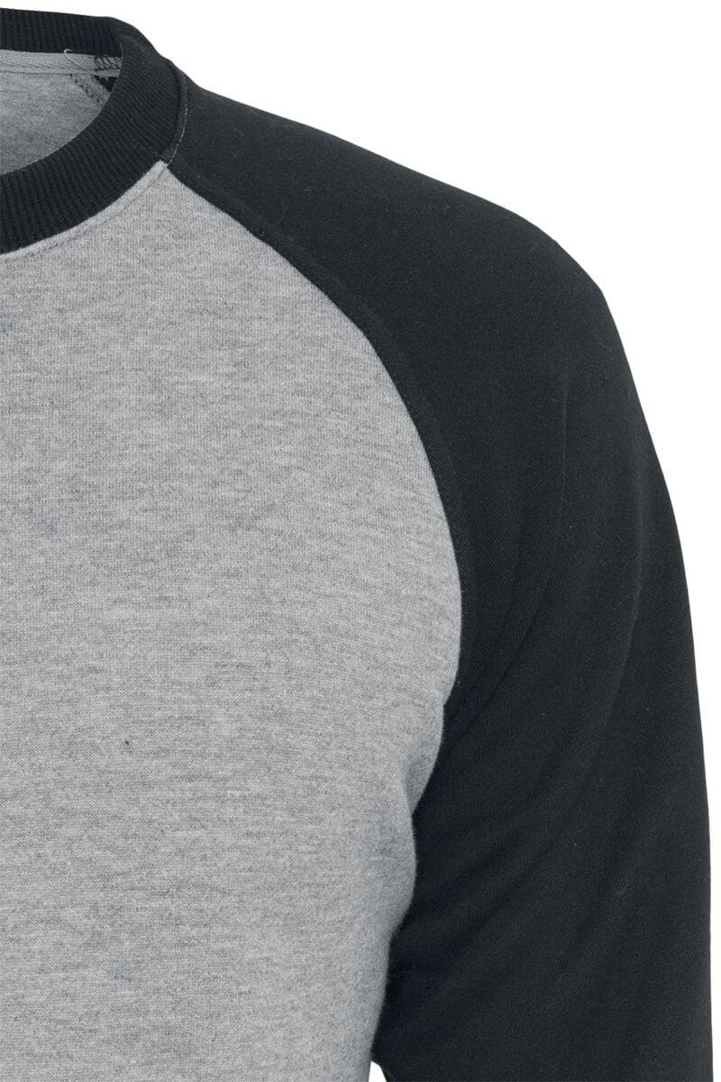 EMP "2-Tone Raglan Crewneck" Sweatshirt grau/schwarz von Urban Classics Letzter Tag