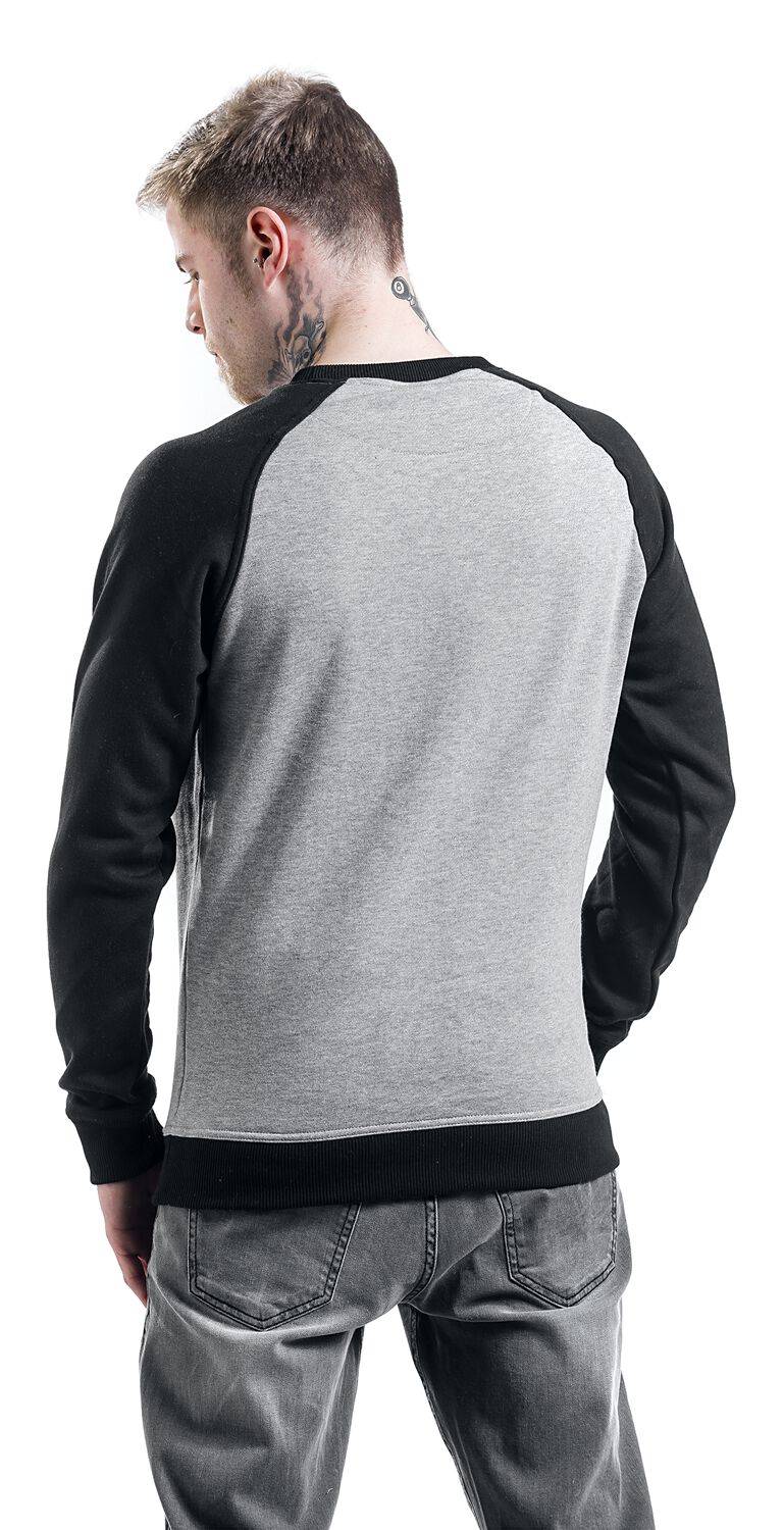 EMP "2-Tone Raglan Crewneck" Sweatshirt grau/schwarz von Urban Classics Letzter Tag