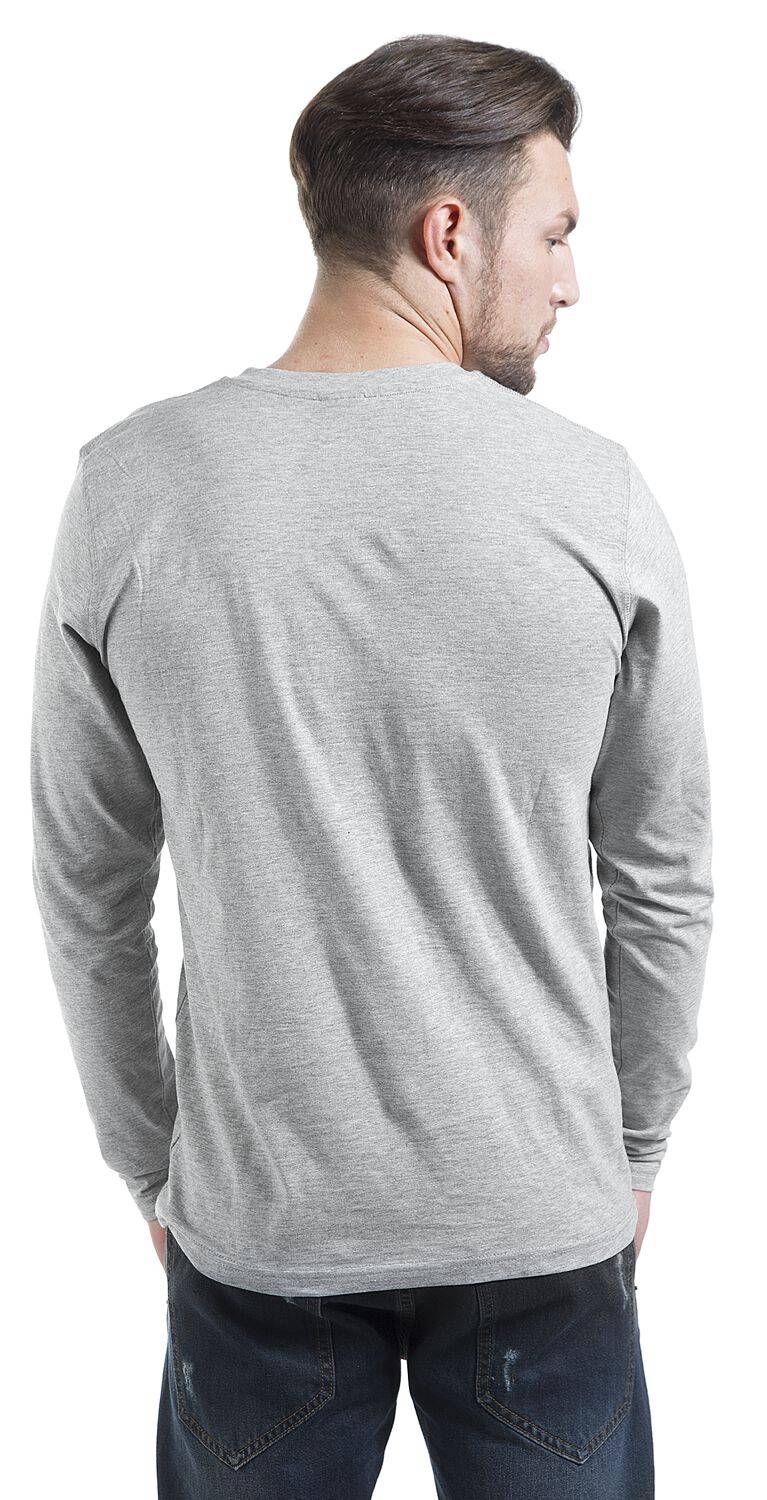 EMP "Basic Henley" Langarmshirt grau von Urban Classics Zeitbegrenzte Promotion